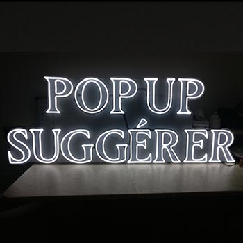 Pop up suggérrer